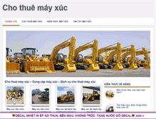 Tablet Screenshot of chothuemayxuc.com